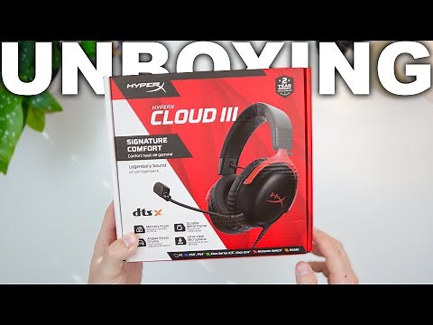 HyperX Cloud III Gaming Headset Unboxing
