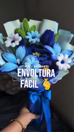 Envoltura fácil para ramitos paso a paso