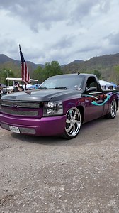 Slammed & Cammed Single Cab Silverado at Mini Truckin’ Nationals #sickslammedtrucks #baggedtrucks #sicktrucks | SICK Slammed Trucks