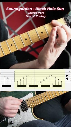 #Tutorial Soundgarden - Black Hole Sun #tutorial #guitar #guitarlesson #guitartutorial
