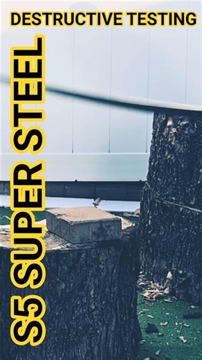 S5 SUPER STEEL DESTRUCTION TESTING 3 #destroy #failure #katanareview #shorts