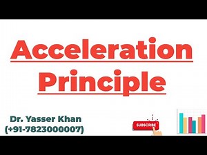 Acceleration Principle | Principle Of Acceleration | Macroeconomics | Economics | CUET | UPSC | UGC