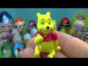 100 Kinder Surprise-Surprise eggs Mickey Mouse clubhouse toys Peppa Pig Pixar Cars