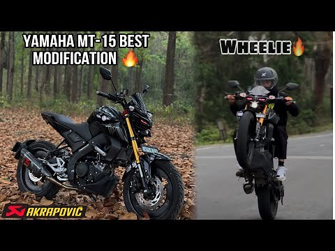 YAMAHA MT-15 Modification 🔥| Full system exhaust 🥵