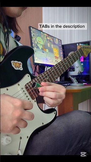 Sad SpongeBob theme guitar cover [Hawaiian Cocktail] #guitar #spongebob #spongebobmusic