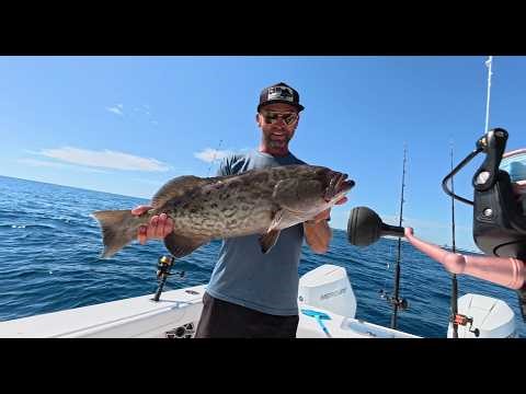Our FIRST Gag Grouper in Season! | Family Offshore Fishing in Destin