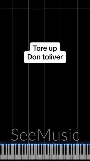 Tore up by don toliver #easy #piano #tutorial