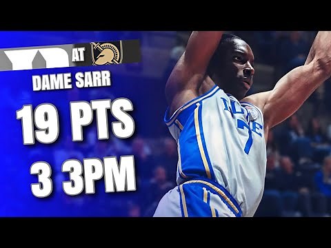 Dame Sarr Duke Highlights at Army