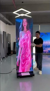 GOB tri-fold led poster with spliceable and foldable functions