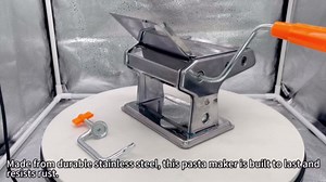 Manual Pasta Maker Machine, Stainless Steel Pasta Roller with 7 Thickness Settings - Hand Crank Noodle Maker for Homemade Pasta, Lasagne, Fettuccine, Kitchen DIY Accessories