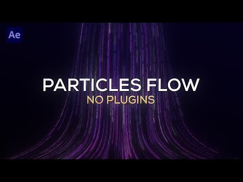 Create Flowing Particles Animation in After Effects