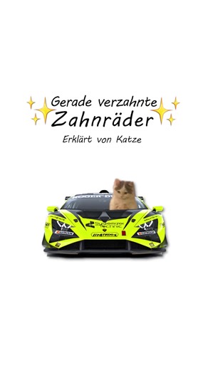 Gerade verzahnte Zahnräder, erklärt von Latze #auto #verzahntezahnräder #motor