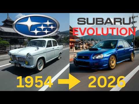 Evolution of Subaru (1954-2026) | The Ultimate JDM Transformation ⚙️