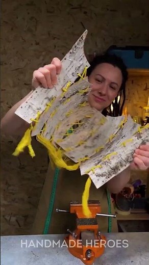From Tree to Fashion: Handmade Birch Bark Corset Process 🌳🪡