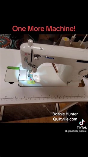 What's one more machine? Lol!🤪⁣ ⁣ A gift from my neighbor and friend Carolyn, 1950s singer 404 in a beautiful mid-century cabinet with tons of storage drawers!👏🏼👏🏼👏🏼⁣ ⁣ She said it wasn't working, but I had no problem once I gave it a big drink of oil and worked it through.🙃⁣ ⁣ And as soon as I powered her up, the light came on and I knew that was a good sign!💡⁣ ⁣ There are just some tension issues I will take care of later.😊👍⁣ ⁣ I may end up using this as my main sewing table at home