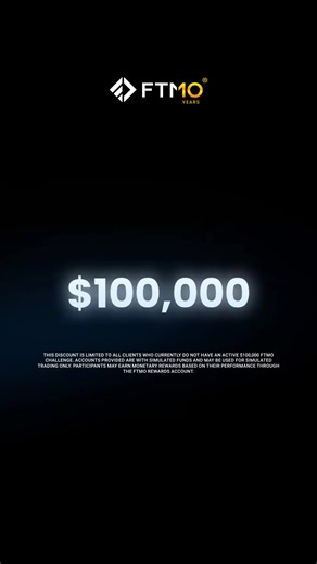 Celebrate 10 years of FTMO with a special deal: 19% off $100,000 FTMO Challenge. Claim your discount now! | FTMO.com