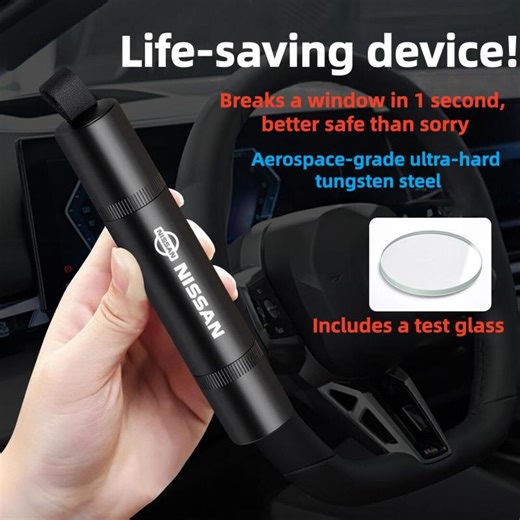 Nissan Car Window Punch Breaker Emergency Seat Belt Cutter Rescue Tool - Etsy