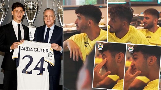 Fenerbahçeli futbolcular, Arda Güler'in imza törenini canlı izledi! Yiğit Efe Demir'in gözyaşları...