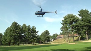 15K views · 119 reactions | At the annual Boston Bruins Foundation Golf Tournament earlier this week, the event's first-ever Helicopter Golf Ball Drop awarded $5,000 to the person whose ball first landed in the hole. Check it out: | Boston Bruins | Facebook