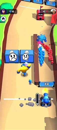 Mob Control: Blue vs Red Ultimate Battle! 🔵🔥#shorts #viral