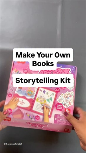 This storytelling kit is filled with inspiration to create your own books. @joycat_official.us sent us a sample of the Fantasy Storybook Art Kit filled with stickers, markers and prompt cards. Let me know if you’d like the details. #KidsWriting #CreativeStorytelling #StorybookKit #KidsActivities #LearningThroughPlay #CreativeKids #HomeschoolActivities #STEAMLearning #EducationalToys #kidscraftkits | The Purple Alphabet