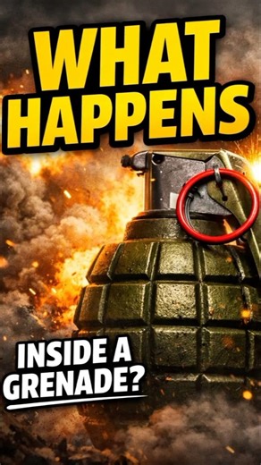 💥 Ever wondered what really happens inside a grenade when it explodes.