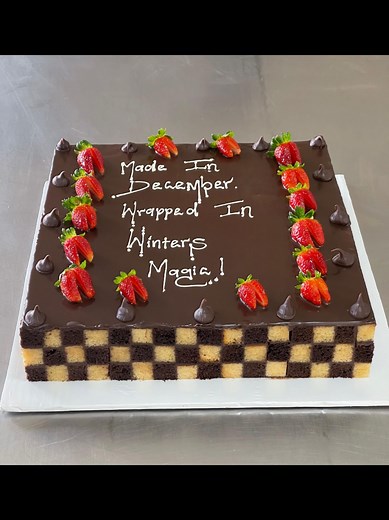 Sweet Checkerboard Cake Now Available for Pre-Order!