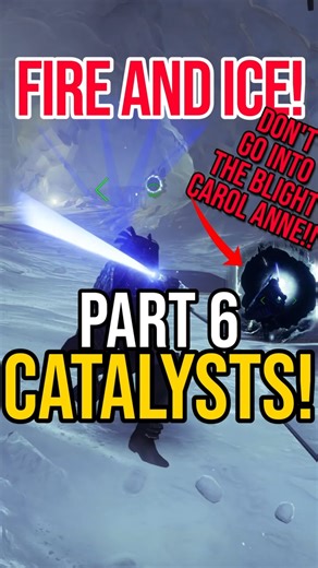 ⚔️ Fire and Ice Lightsaber Upper Hand Catalyst Guide Part 6 👍 Destiny 2 Renegades!