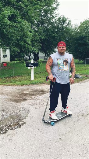 300K views · 1.5K reactions | Redneck builds drill powered skateboard  | Catfish Cooley | Facebook