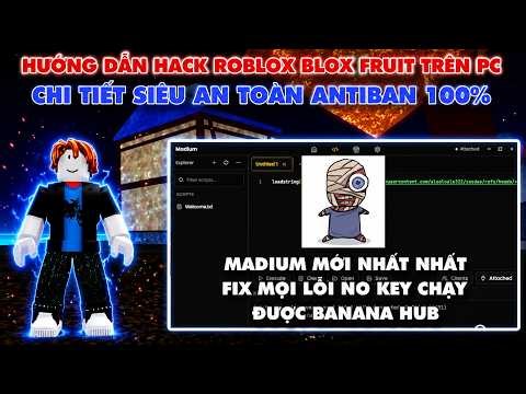 Guide to Hacking Roblox on PC Client with Madium, Hacking Roblox Fruit on PC Using the Latest Mad...