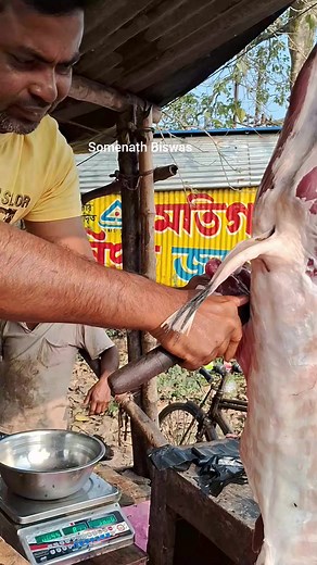 1.1M views · 8.9K reactions | Orginal Mutton Cutting Skills By Expert Butcher 蓮 #mutton #trendingreels | Somnath Biswas | Facebook