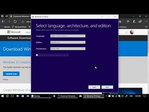 Clean install of Windows 10 Part 1 Create the DVD or USB Thumbdrive required