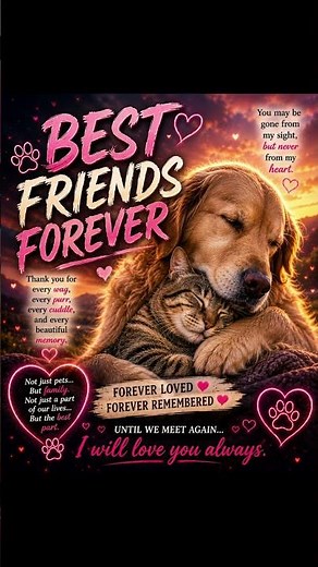🐶🐱 Best Friends Forever | A Love That Never Ends