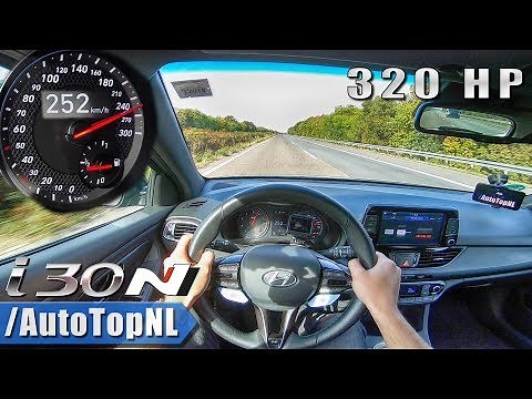 Hyundai i30 N 320HP RaceChip AUTOBAHN POV 252km/h TOP SPEED by AutoTopNL