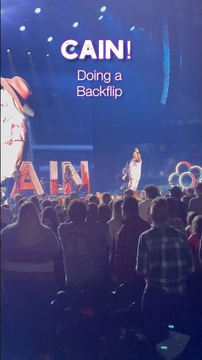 CAIN (the Christian band) doing a backflip at WINTER JAM! This was the exact song they preformed
