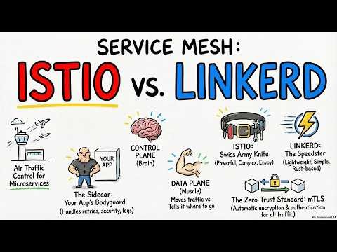 System Design Essentials | Networking | Service Mesh: Istio, Linkerd, Zero Trust Networking