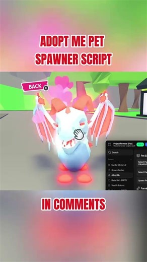 🐶DARK SPAWNER🐶 Adopt Me Pet Spawner Script #roblox #script #adoptme