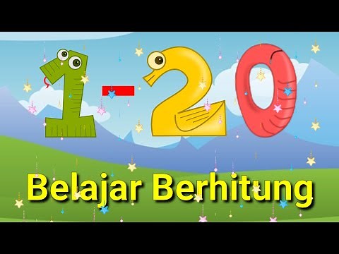 Belajar Berhitung Angka 1 Sampai 20 | Belajar Mengenal Angka | Bahasa Indonesia dan Bahasa Inggris