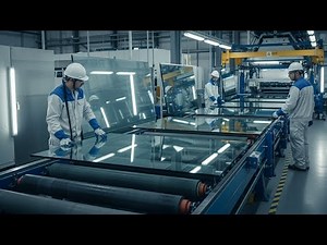 Inside the Glass Factory — From Sand to Perfect Glass | Full Manufacturing Process