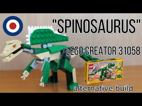 LEGO Creator 31058 Alternative build tutorial SPINOSAURUS、レゴクリエイター31058をスピノサウルスに組み替え