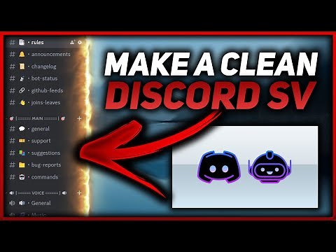 How To Make a CLEAN Discord Server