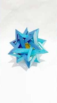 Part 1🥎Geometric Origami🌎How to make a paper ball #kusudama #gift #decoration