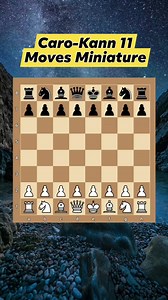 15K views · 315 reactions | 11 Moves Brilliant Checkmate Caro Kann Defense Miniature | Opening Mistakes #chess #checkmate | Chess Practice | Facebook
