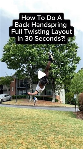 ISAIAH HILL 💙 | How To Do A Back Handspring Full Twisting Layout?!😝🔥🔥🔥 • • • 🚨 Back Handspring Full Twisting Layout 🚨 • #tutorial #fulltwistinglayout... | Instagram