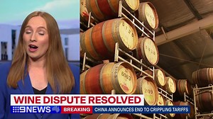 8.8K views · 36 reactions | #BREAKING: Winemakers have something to celebrate tonight - China has just confirmed it will lift tariffs of up to 200% imposed on Aussie wines. #9News | 9 News | Facebook