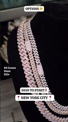 Iced Out Cuban Link Chains💎Classic Statement Jewelry ✨ #cubanlink #jewelry #icedout #hiphopjewelry