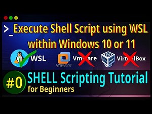 00 | How to execute the shell script within Windows | nano and gedit | no vmware or virtualbox