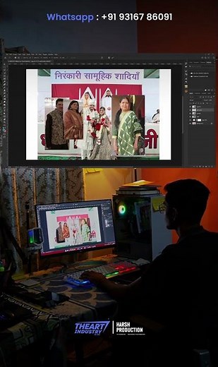 How to merge different Photos Togather | how to add someone to a picture | Family Photo Editing