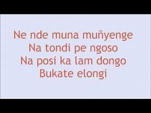 Ne nde muna munyenge