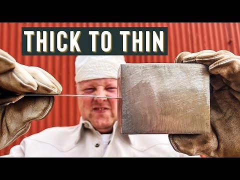 WELDING THICK METAL TO THIN METAL WITHOUT BLOWING THROUGH